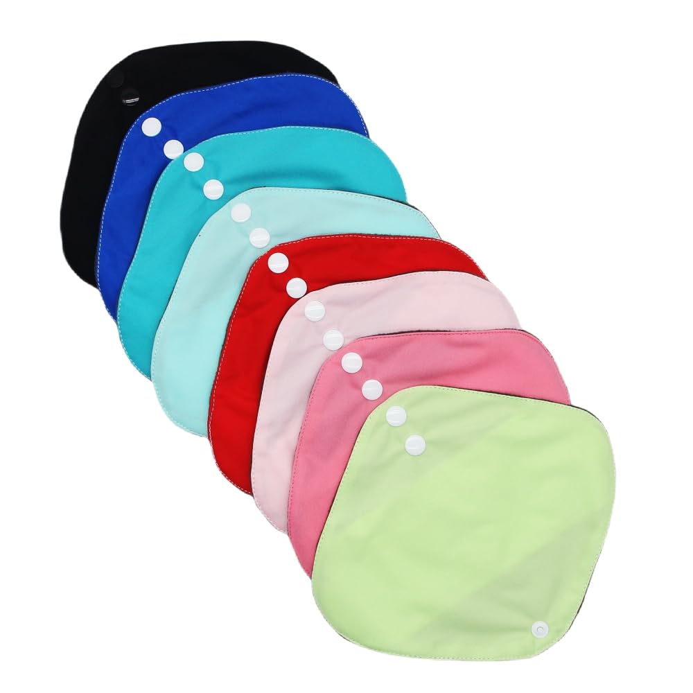 Large Random Prints Reusable Cloth Menstrual Pads Waterproof Sanitary Pads (5randompads)
