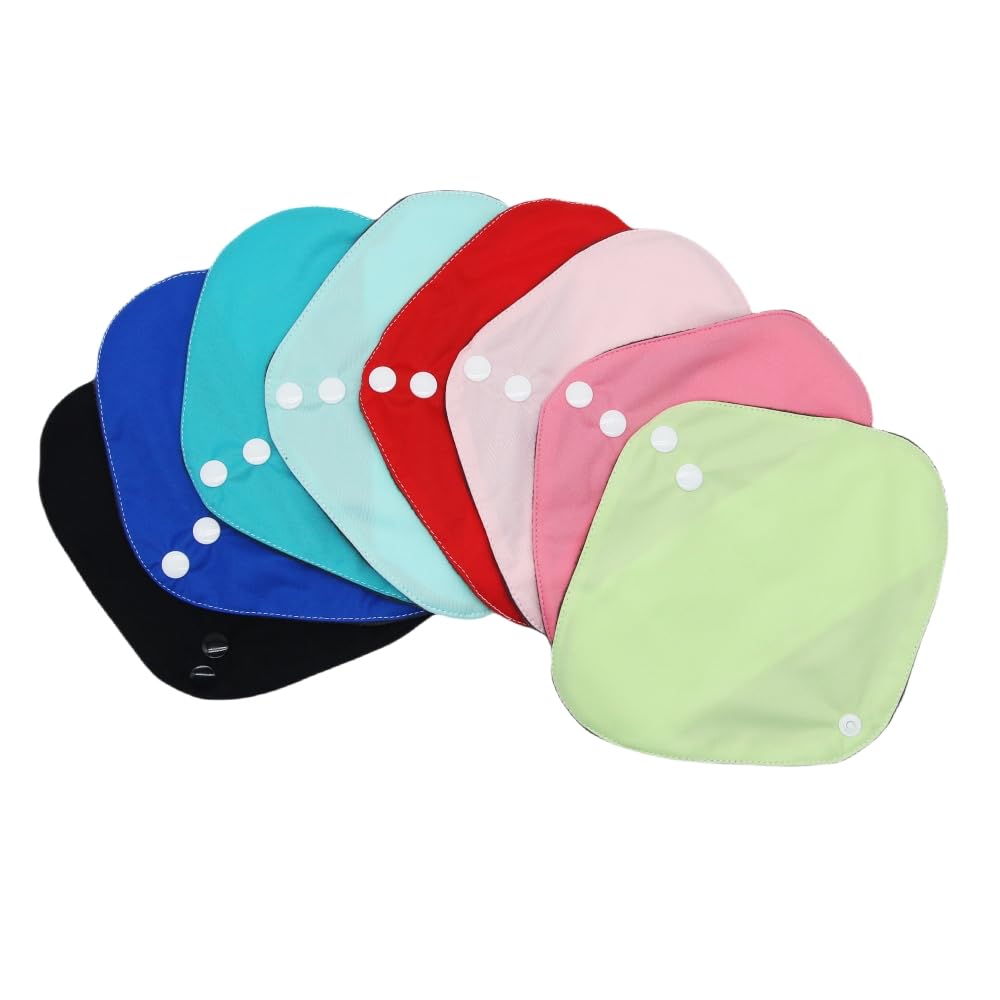 Large Random Prints Reusable Cloth Menstrual Pads Waterproof Sanitary Pads (5randompads)