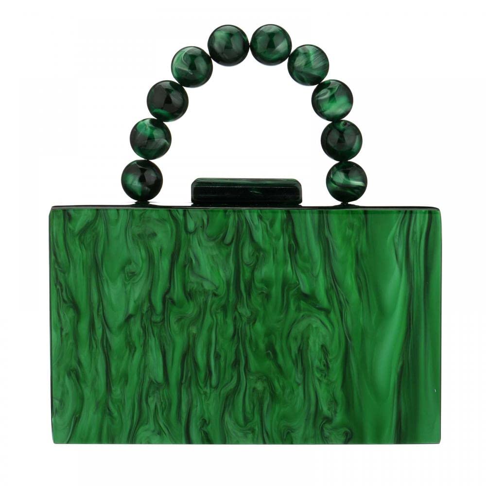 Gets Acrylic Clutch Purses for Women with Marbling Purses and Handbags Elegant Banquet Evening Crossbody Bag