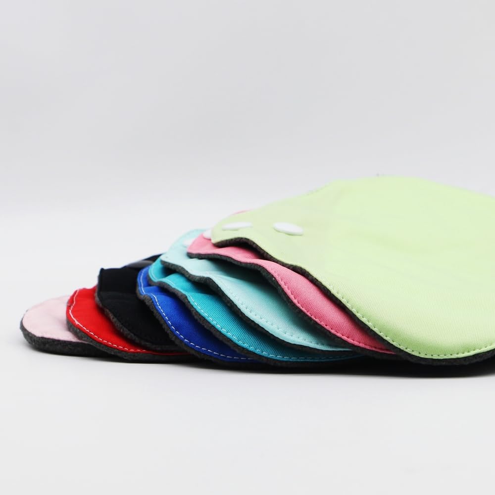 Large Random Prints Reusable Cloth Menstrual Pads Waterproof Sanitary Pads (5randompads)