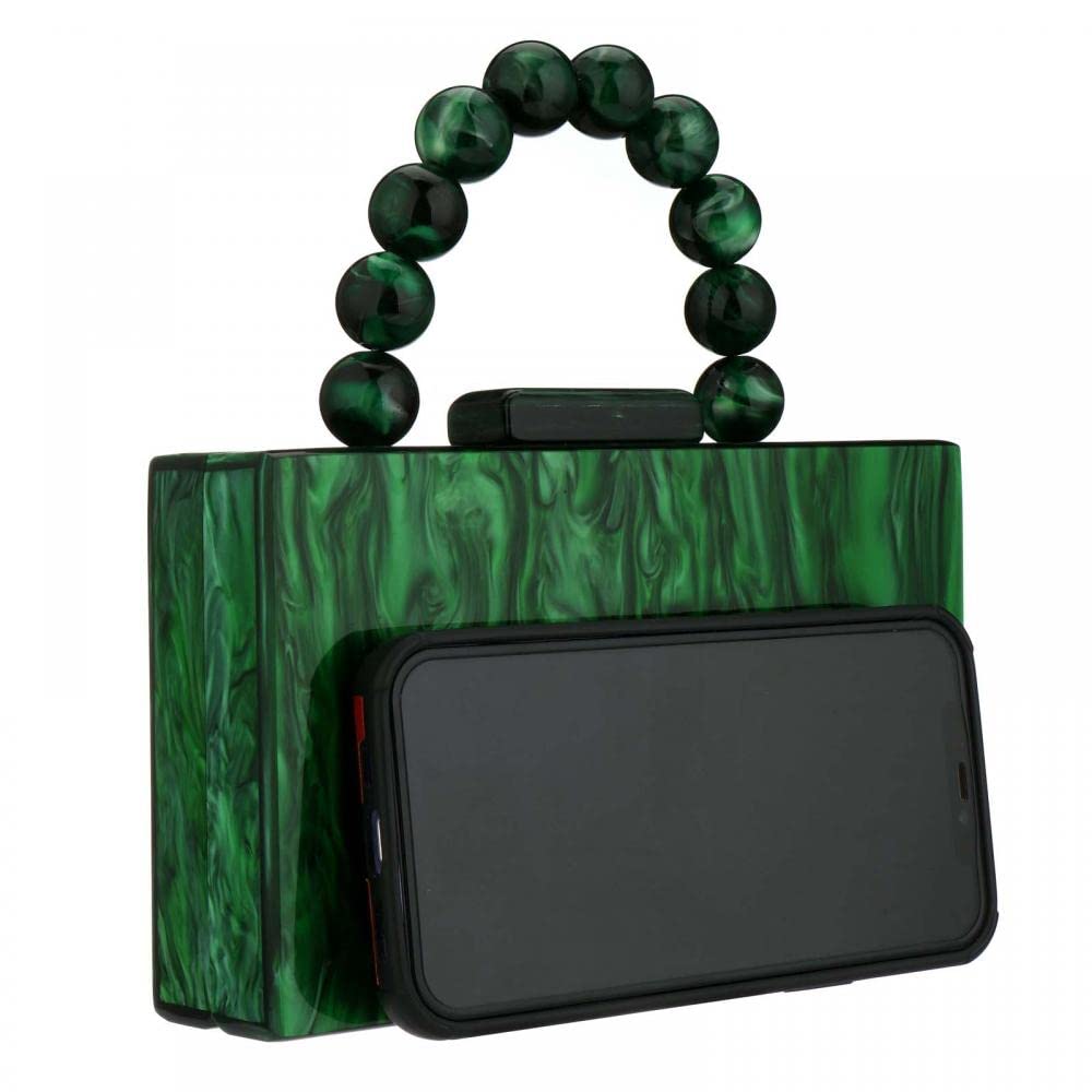 Gets Acrylic Clutch Purses for Women with Marbling Purses and Handbags Elegant Banquet Evening Crossbody Bag