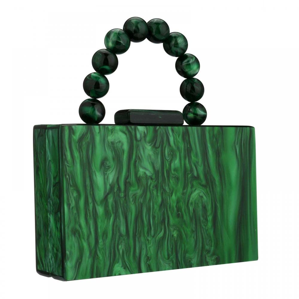 Gets Acrylic Clutch Purses for Women with Marbling Purses and Handbags Elegant Banquet Evening Crossbody Bag
