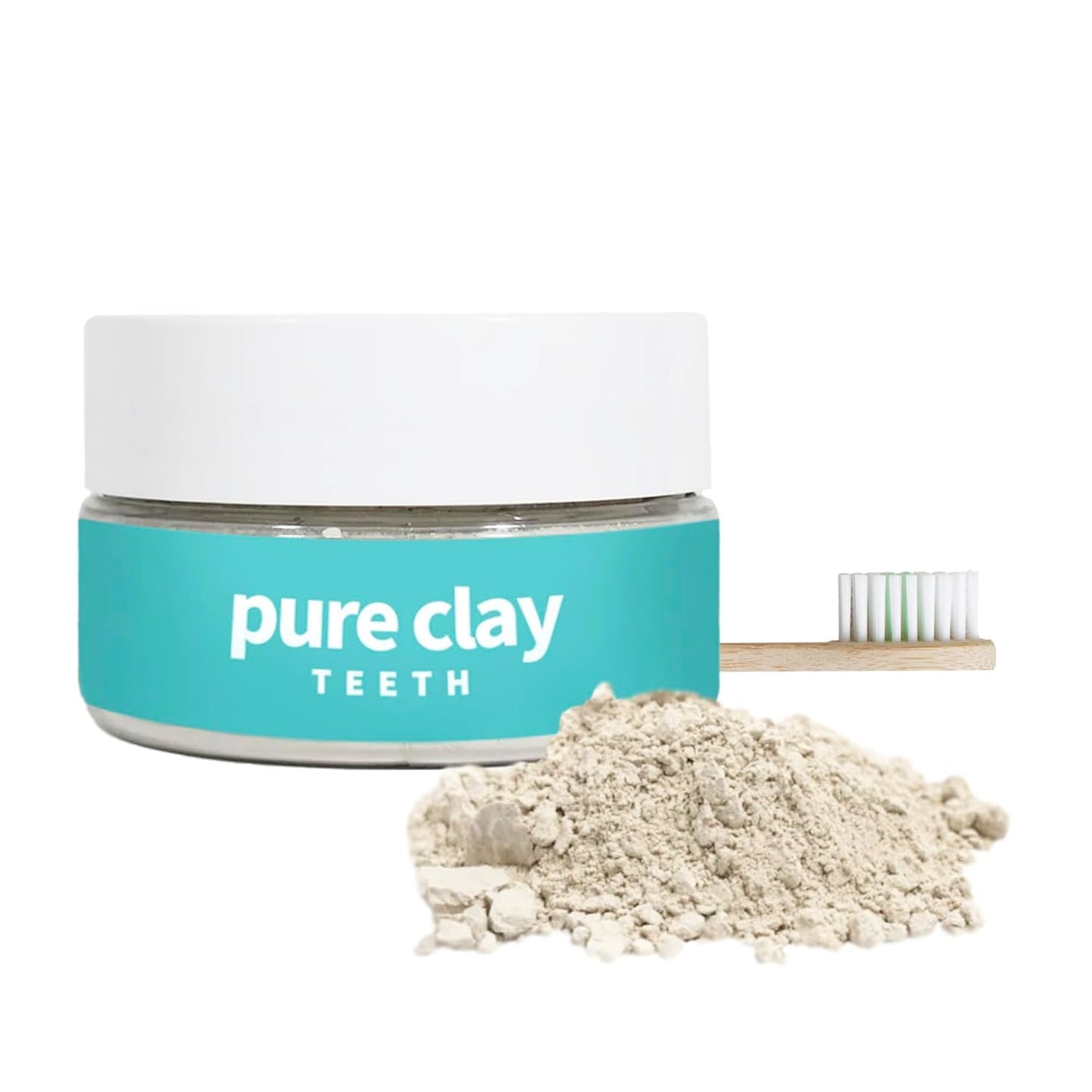 Pure Clay Detox | Therapeutic Grade Calcium Bentonite Clay Powder | GRAS-Affirmed | Indian Healing Face Mask | Deep Pore Cleansing | Body Wrap Hair Mask Bath | Ultra Fine | 16 oz | Acne Oily Skin Foot