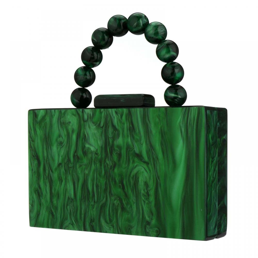 Gets Acrylic Clutch Purses for Women with Marbling Purses and Handbags Elegant Banquet Evening Crossbody Bag