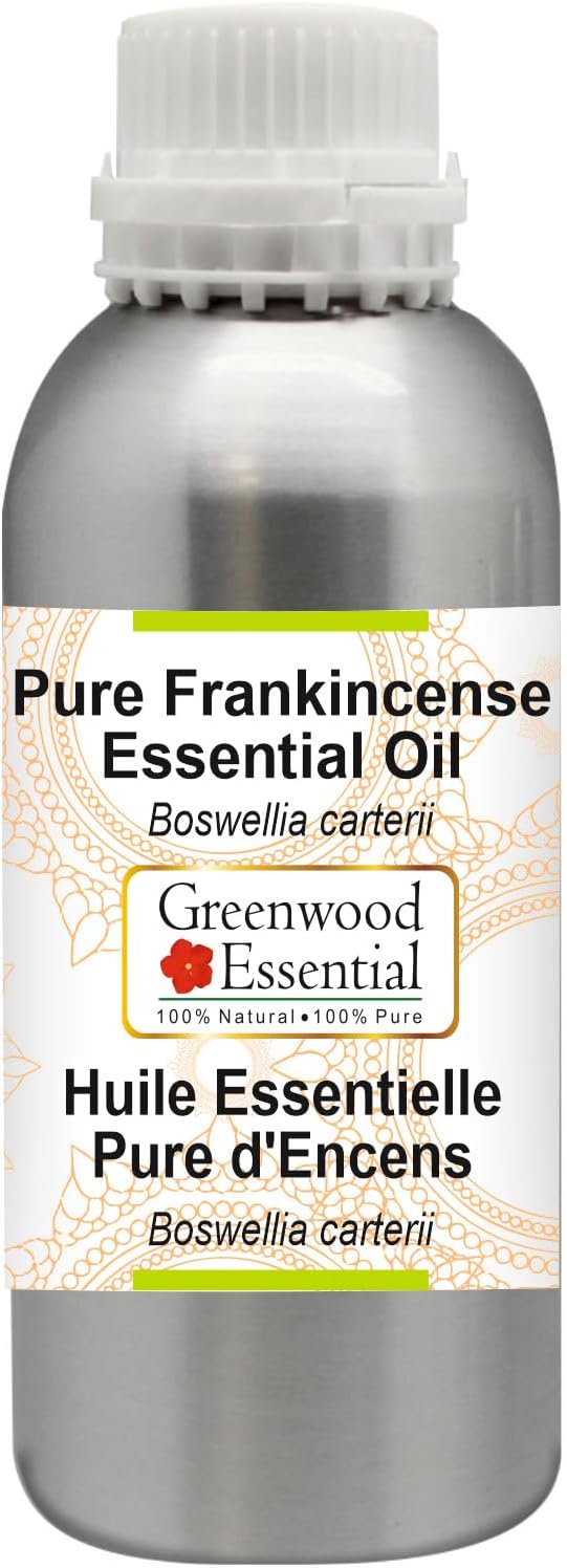Greenwood Essential Thuja Essential Oil (Thuja occidentalis) with Glass Dropper | Pure | Non-Sticky | Non-Greasy | Lightweight | Men & Women | All Skin Types | Steam Distilled 10ml (0.33 oz)
