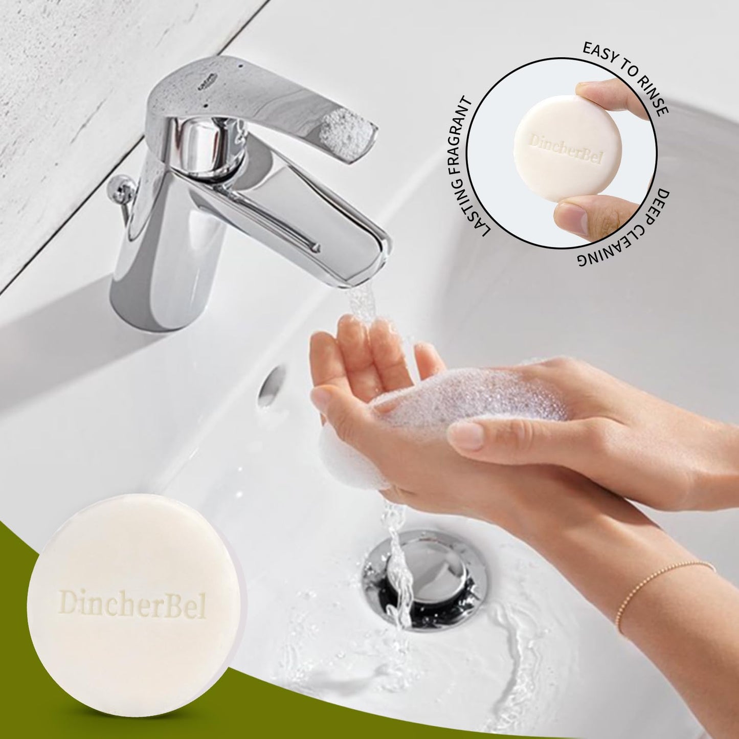 DincherBel 200 Pack 0.5oz Small Soap, Mini Rectangles Cleansing Bars Soap Bulk Travel Size, Individually Wrapped Toiletries Amenities for Hotel, Airbnb, Shelter, Camping and Travel