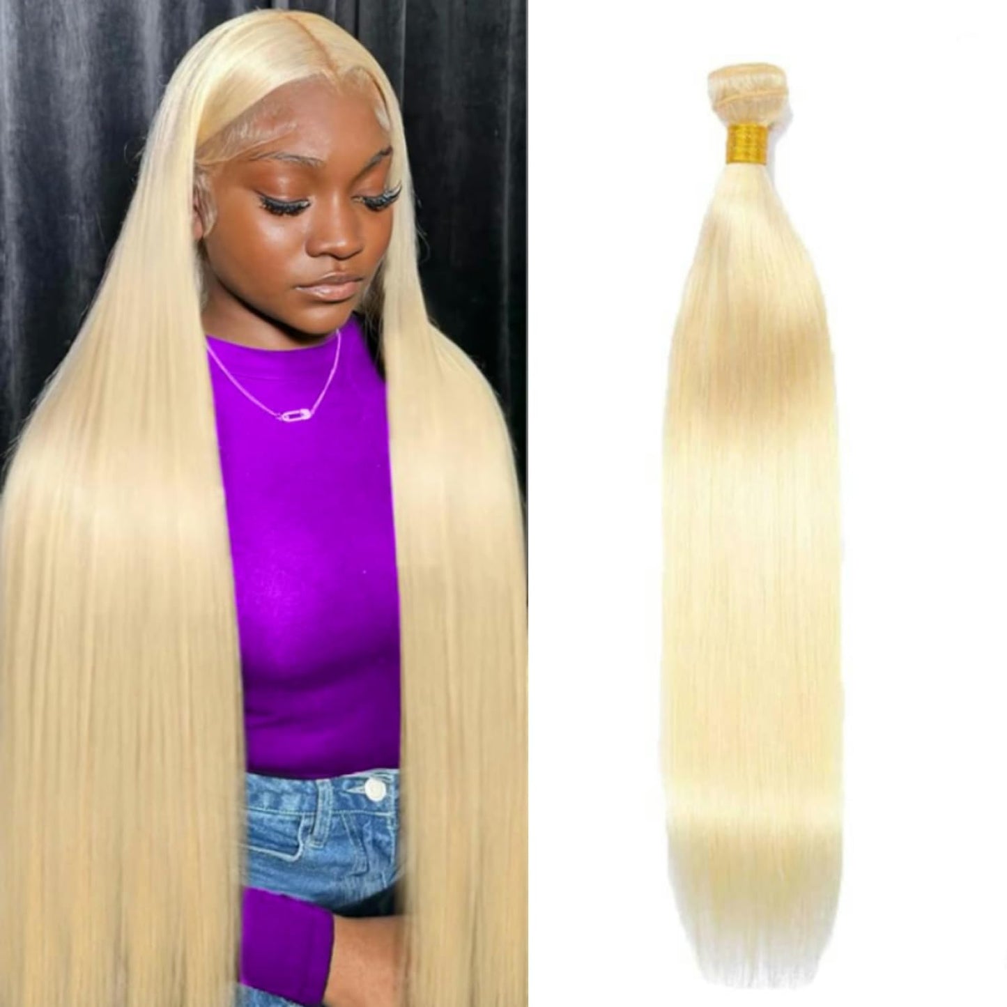 Straight 4 Bundles With Closure Human Hair 18 20 22 24+16 Inch 100% Unprocessed Black Brazilian Hair Extensions Pre Plucked With Baby Hair 4X4 HD Lace Closure