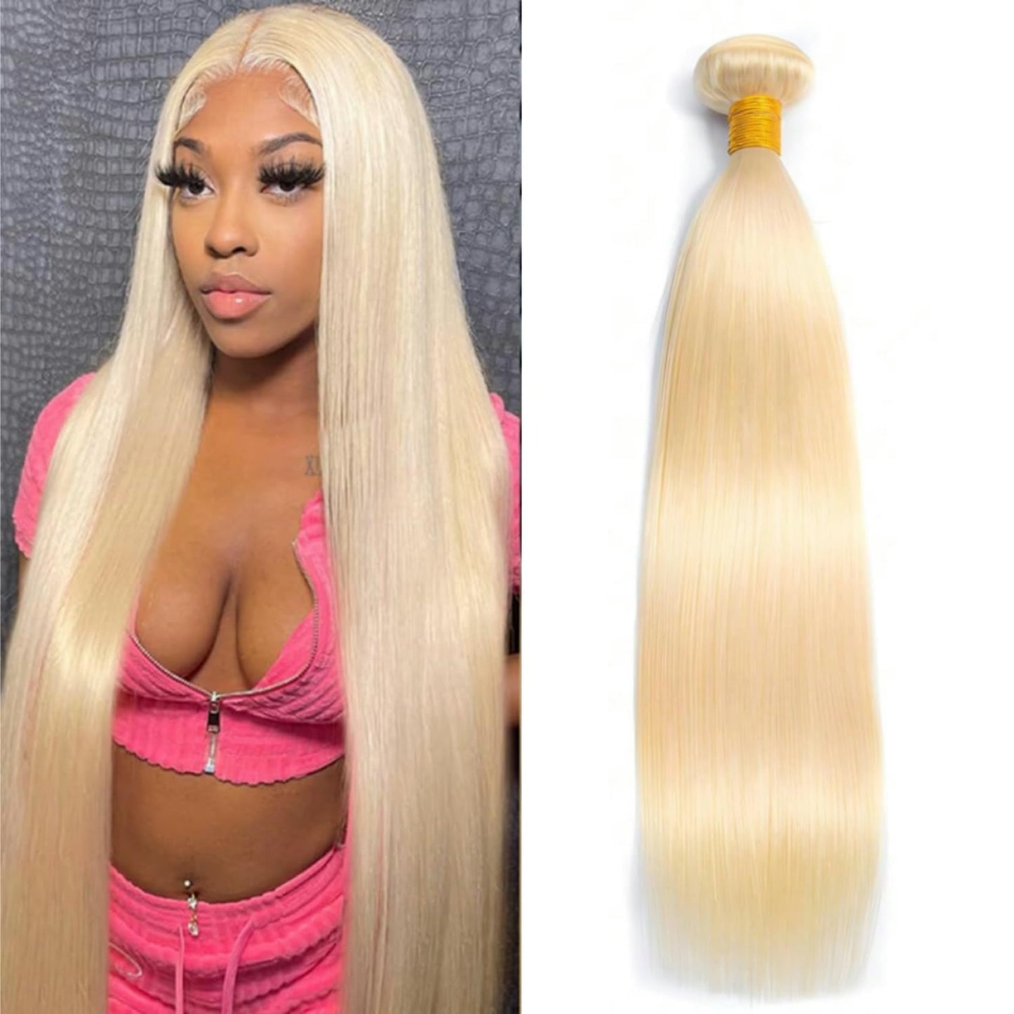 Straight 4 Bundles With Closure Human Hair 18 20 22 24+16 Inch 100% Unprocessed Black Brazilian Hair Extensions Pre Plucked With Baby Hair 4X4 HD Lace Closure