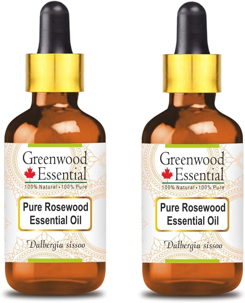Greenwood Essential Thuja Essential Oil (Thuja occidentalis) with Glass Dropper | Pure | Non-Sticky | Non-Greasy | Lightweight | Men & Women | All Skin Types | Steam Distilled 10ml (0.33 oz)
