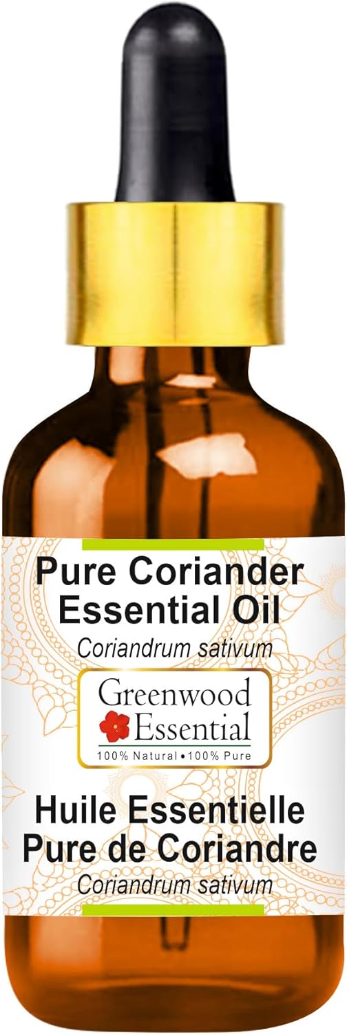 Greenwood Essential Thuja Essential Oil (Thuja occidentalis) with Glass Dropper | Pure | Non-Sticky | Non-Greasy | Lightweight | Men & Women | All Skin Types | Steam Distilled 10ml (0.33 oz)