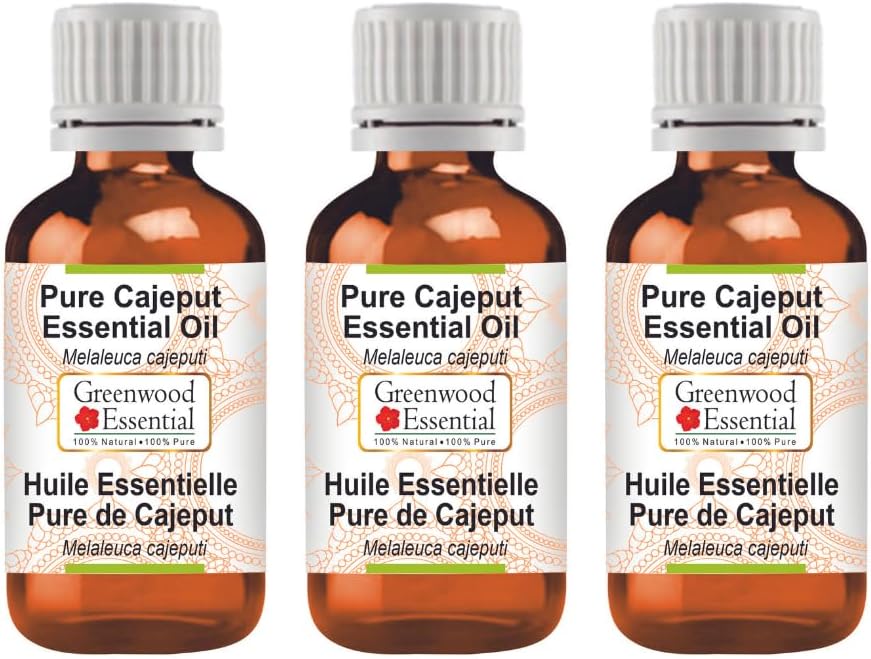 Greenwood Essential Thuja Essential Oil (Thuja occidentalis) with Glass Dropper | Pure | Non-Sticky | Non-Greasy | Lightweight | Men & Women | All Skin Types | Steam Distilled 10ml (0.33 oz)