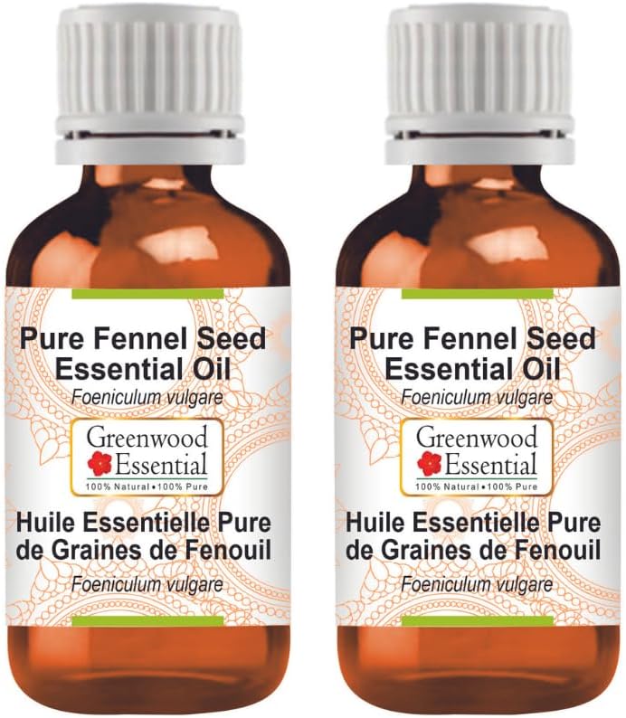 Greenwood Essential Thuja Essential Oil (Thuja occidentalis) with Glass Dropper | Pure | Non-Sticky | Non-Greasy | Lightweight | Men & Women | All Skin Types | Steam Distilled 10ml (0.33 oz)