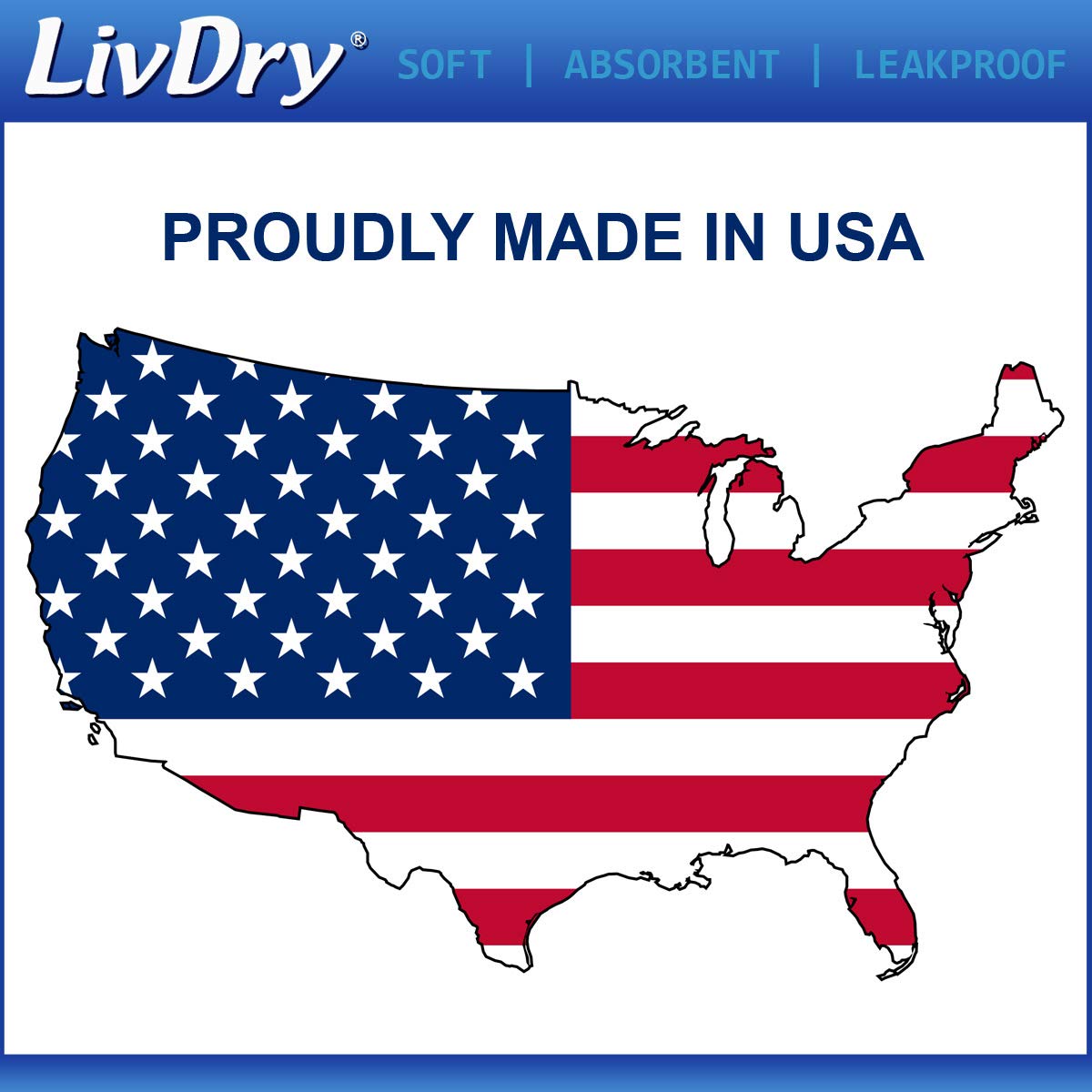 LivDry Ultimate XL Adult Incontinence Underwear, Max Absorbent Adult Diapers with Leak Protection, X-Large, 12-Pack
