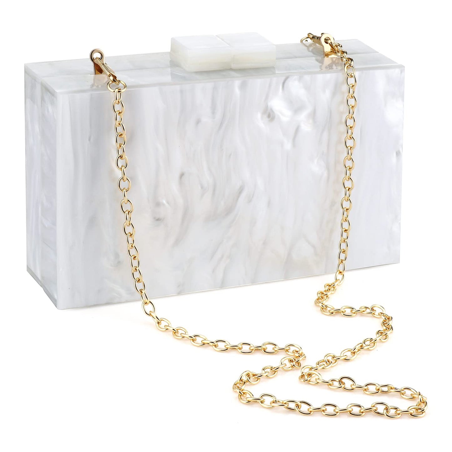 Gets Acrylic Clutch Purses for Women with Marbling Purses and Handbags Elegant Banquet Evening Crossbody Bag