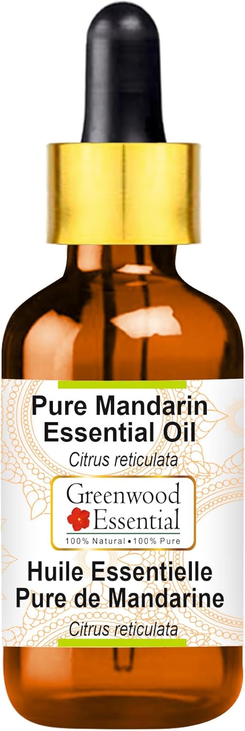 Greenwood Essential Thuja Essential Oil (Thuja occidentalis) with Glass Dropper | Pure | Non-Sticky | Non-Greasy | Lightweight | Men & Women | All Skin Types | Steam Distilled 10ml (0.33 oz)