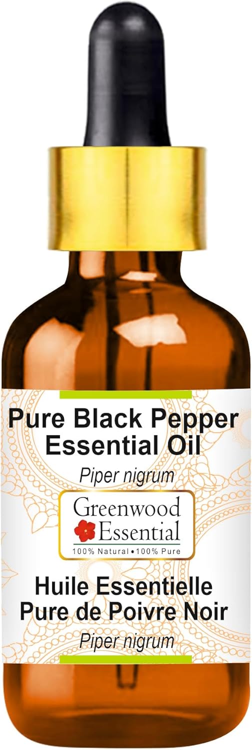 Greenwood Essential Thuja Essential Oil (Thuja occidentalis) with Glass Dropper | Pure | Non-Sticky | Non-Greasy | Lightweight | Men & Women | All Skin Types | Steam Distilled 10ml (0.33 oz)