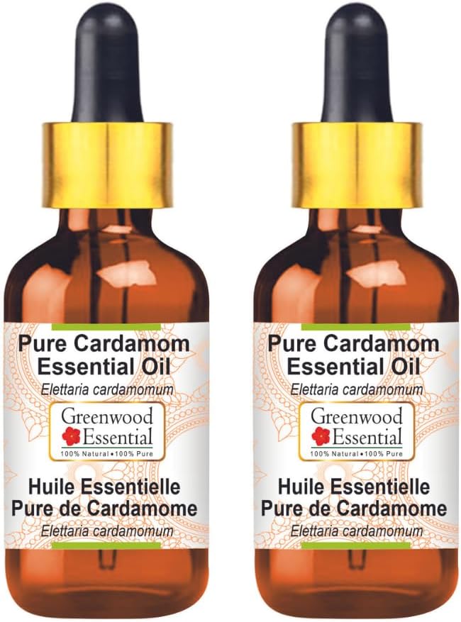 Greenwood Essential Thuja Essential Oil (Thuja occidentalis) with Glass Dropper | Pure | Non-Sticky | Non-Greasy | Lightweight | Men & Women | All Skin Types | Steam Distilled 10ml (0.33 oz)