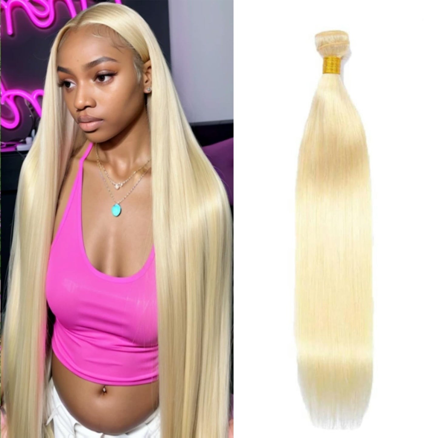 Straight 4 Bundles With Closure Human Hair 18 20 22 24+16 Inch 100% Unprocessed Black Brazilian Hair Extensions Pre Plucked With Baby Hair 4X4 HD Lace Closure