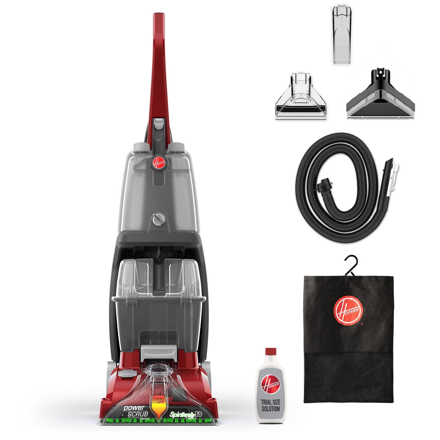 Hoover Powerscrub XL Pet Carpet Cleaner Machine, Upright Shampooer, FH68050, Black