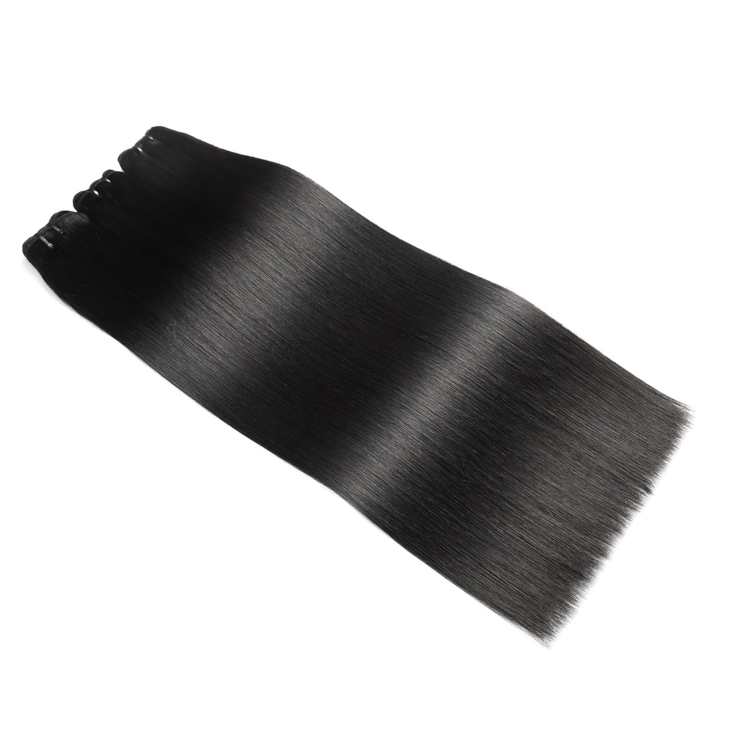 12A Human Hair Bundles 18 20 22 24 Inch 4 Straight Bundles Human Hair 100% Unprocessed Brazilian Remy Virgin Hair Extensions Raw Quick Weave Sew In Glossy Billion Hair Bundles Natural Black