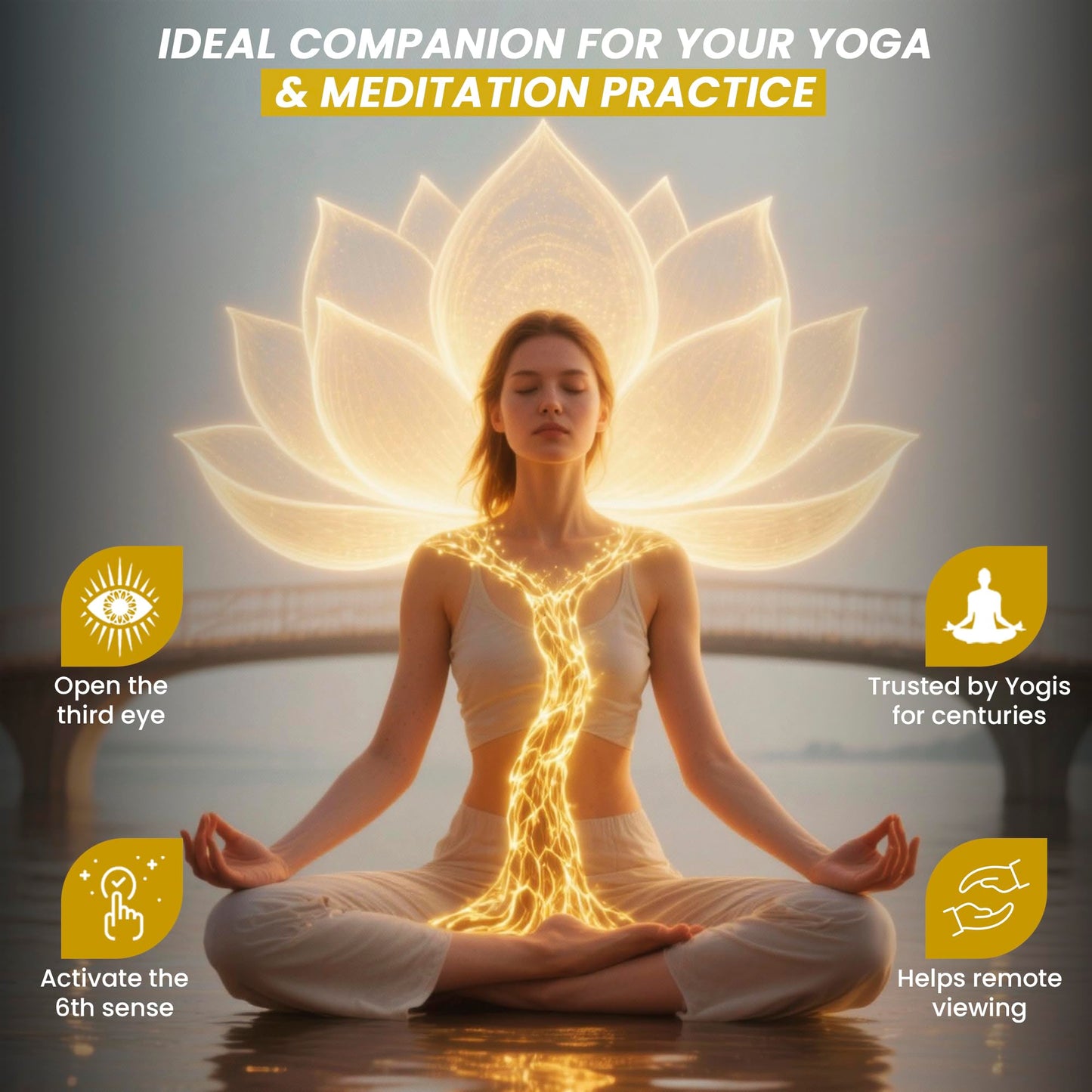 Third Eye Awakening – Organic Haritaki Capsules – King of Herbs for Pineal Gland Decalcification, Third Eye Activation & Intuition – Trusted by Millions of Yogis – 650mg – 100 Vegan Capsules.