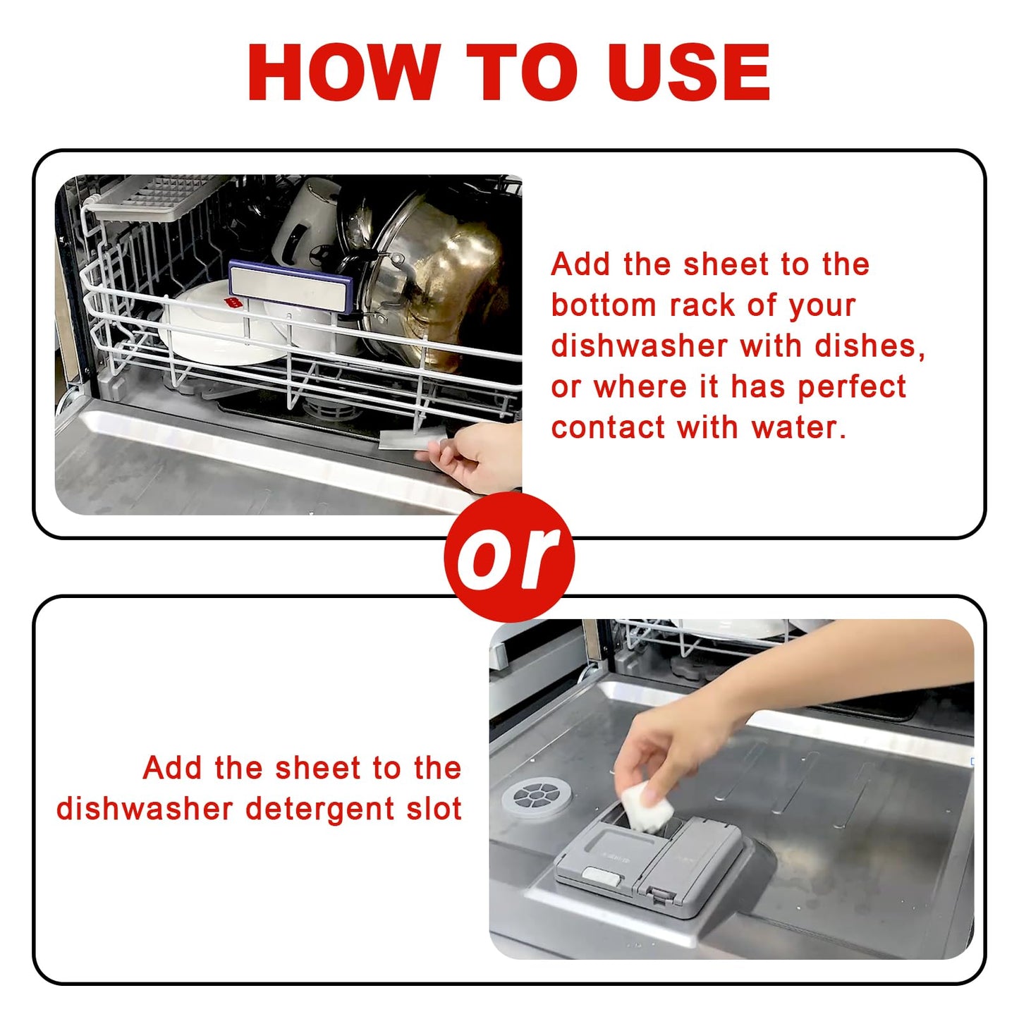 Binbata Eco Dishwasher Detergent Sheets Up To 160 Loads, Grapefruit Scent Plastic Free Dishwashing Soap Strips With High Efficient Solid Enzyme, Leaving Dishes Sparkling Clean