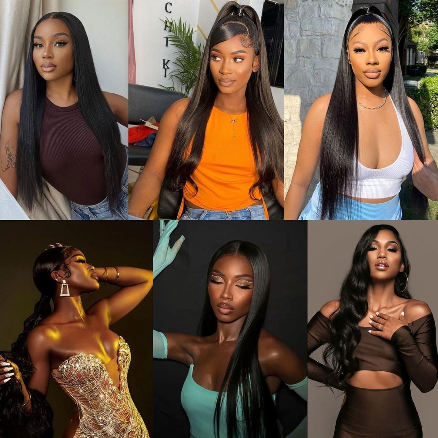 Straight 4 Bundles With Closure Human Hair 18 20 22 24+16 Inch 100% Unprocessed Black Brazilian Hair Extensions Pre Plucked With Baby Hair 4X4 HD Lace Closure