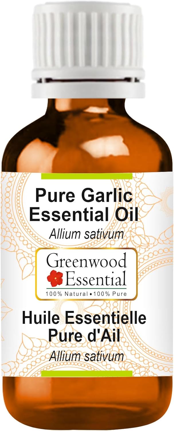 Greenwood Essential Thuja Essential Oil (Thuja occidentalis) with Glass Dropper | Pure | Non-Sticky | Non-Greasy | Lightweight | Men & Women | All Skin Types | Steam Distilled 10ml (0.33 oz)