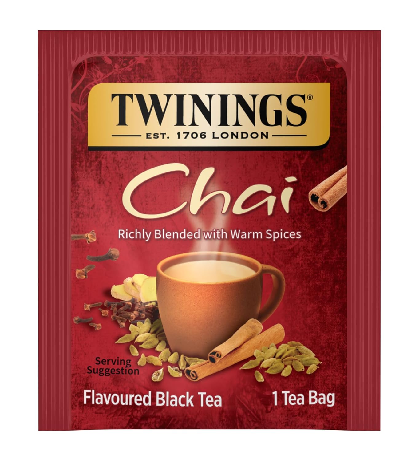 Twinings Pure Green Tea Individually Wrapped Bags, 100 Count (Pack of 1), Smooth & Refreshing, Caffeinated, Enjoy Hot or Iced, 100 Teabags