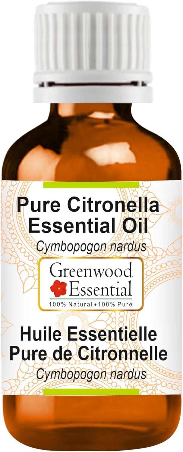 Greenwood Essential Thuja Essential Oil (Thuja occidentalis) with Glass Dropper | Pure | Non-Sticky | Non-Greasy | Lightweight | Men & Women | All Skin Types | Steam Distilled 10ml (0.33 oz)