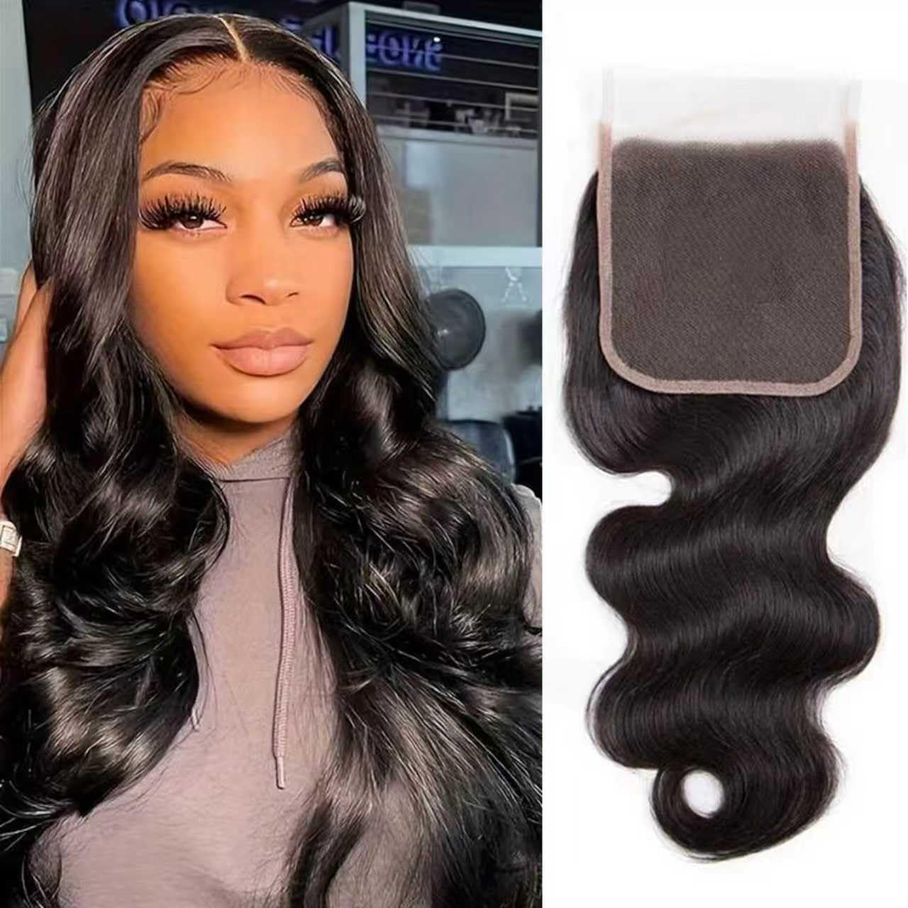 15A Body Wave Bundles Human Hair 16 18 20 Inch 100% Unprocessed Virgin Brazilian 3 Body Wave Bundles Human Hair 300g Human Hair Bundles Hair Extensions Natural Color(16 18 20 Inch)