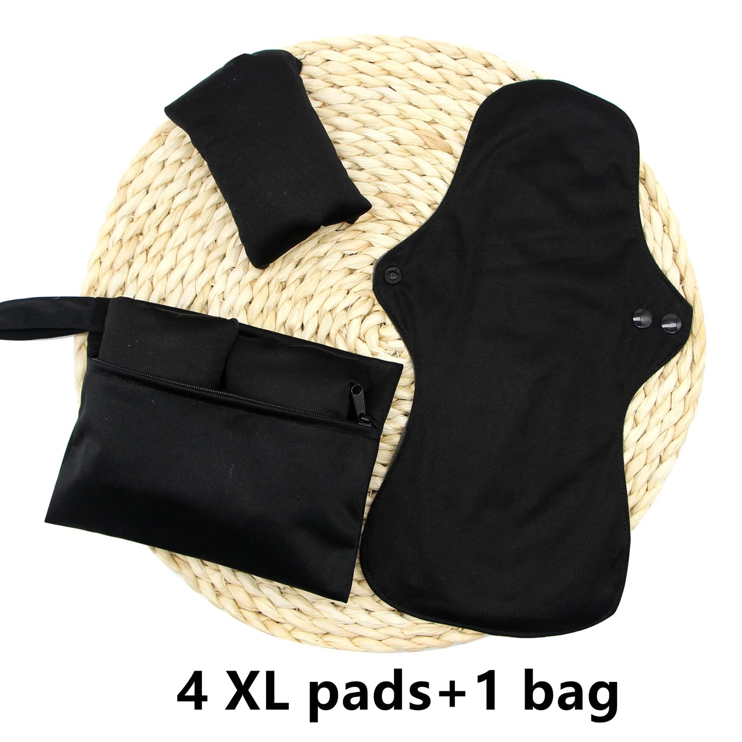 Large Random Prints Reusable Cloth Menstrual Pads Waterproof Sanitary Pads (5randompads)