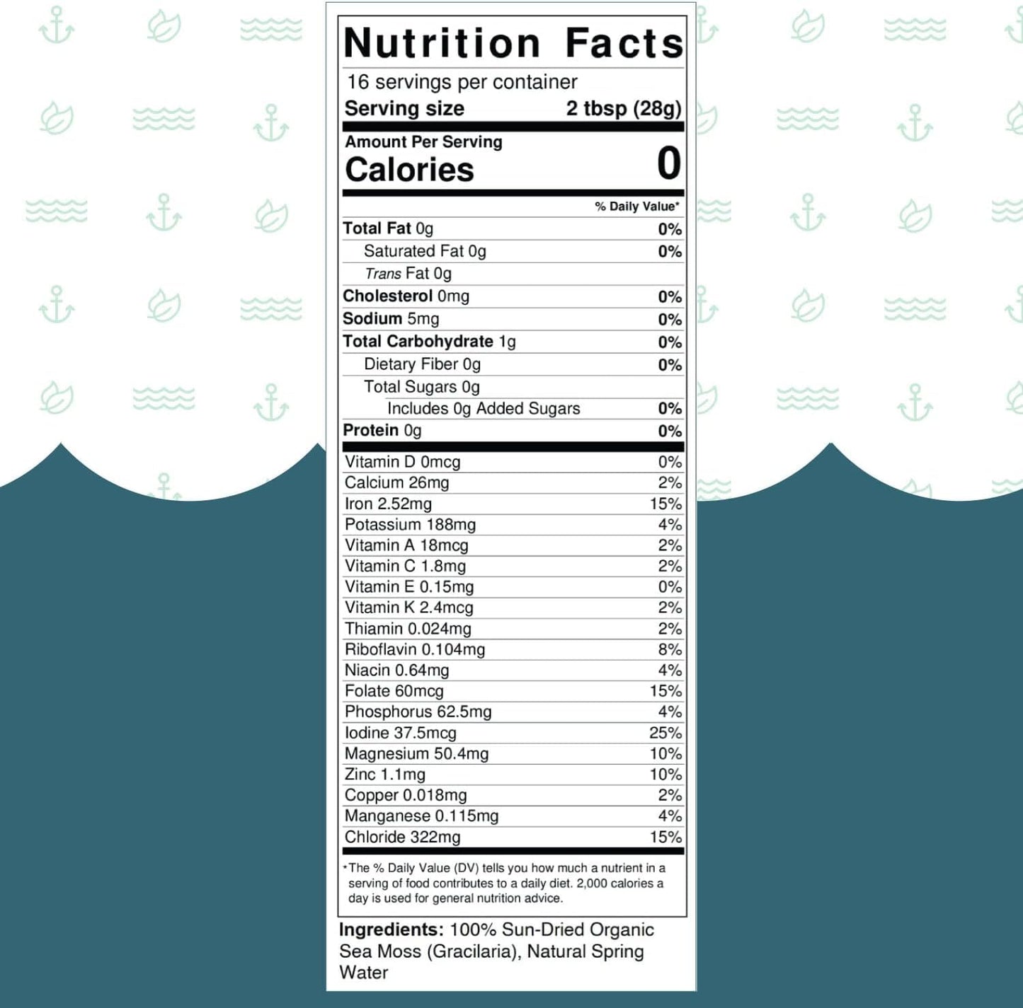 Herbal Vineyards Wildcrafted Irish Pineapple Sea Moss Gel 16 Oz - Organic Seamoss Gel Made with Dried Seaweed & Fresh Sea Vegetables, Natural & Plant-Based, Harvested in Pristine Waters, USA