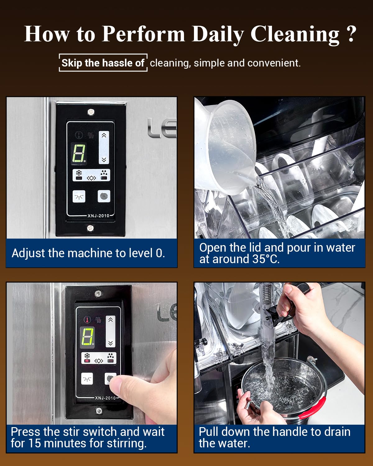 12Lx 3 Tanks Slushy Machine Commercial, Triple Tank Industrial Slushie & Margarita Machine, Large Frozen Drinks Machine to Make Frozen Cocktail, Slush and More for Bar, Restaurant, Party, Event