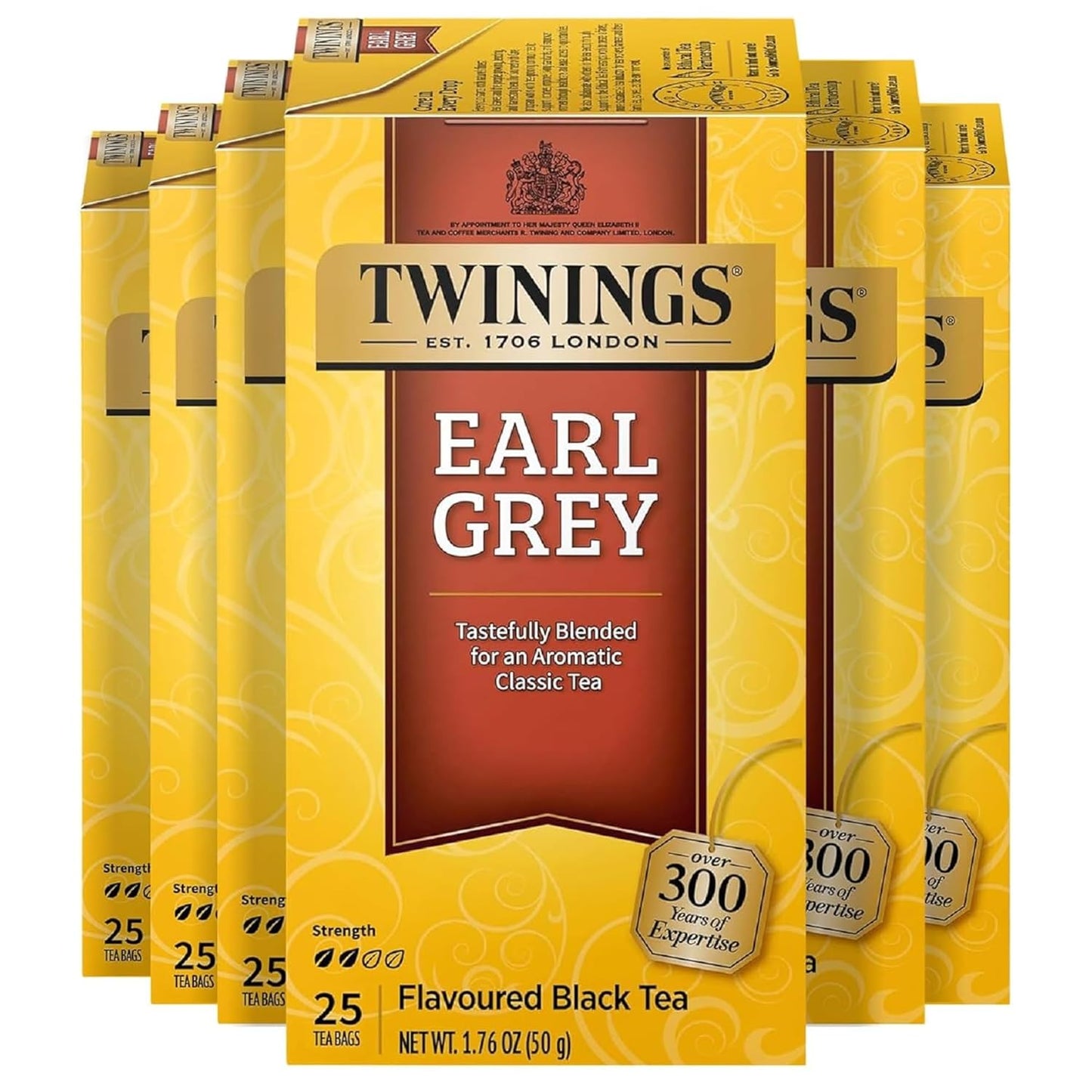 Twinings Pure Green Tea Individually Wrapped Bags, 100 Count (Pack of 1), Smooth & Refreshing, Caffeinated, Enjoy Hot or Iced, 100 Teabags
