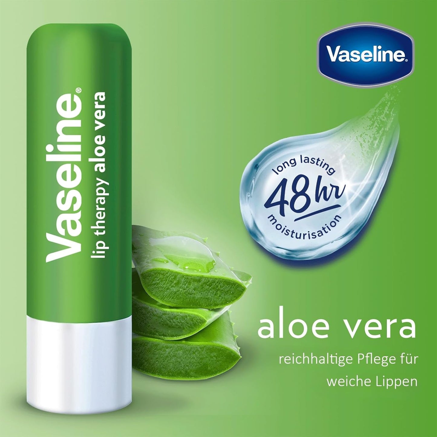 Vaseline Lip Rosy, Fast-Acting Nourishment, Ideal for Chapped, Dry, Cracked, or Damaged Lips, Lip Balm,12 Sticks, 1 Box