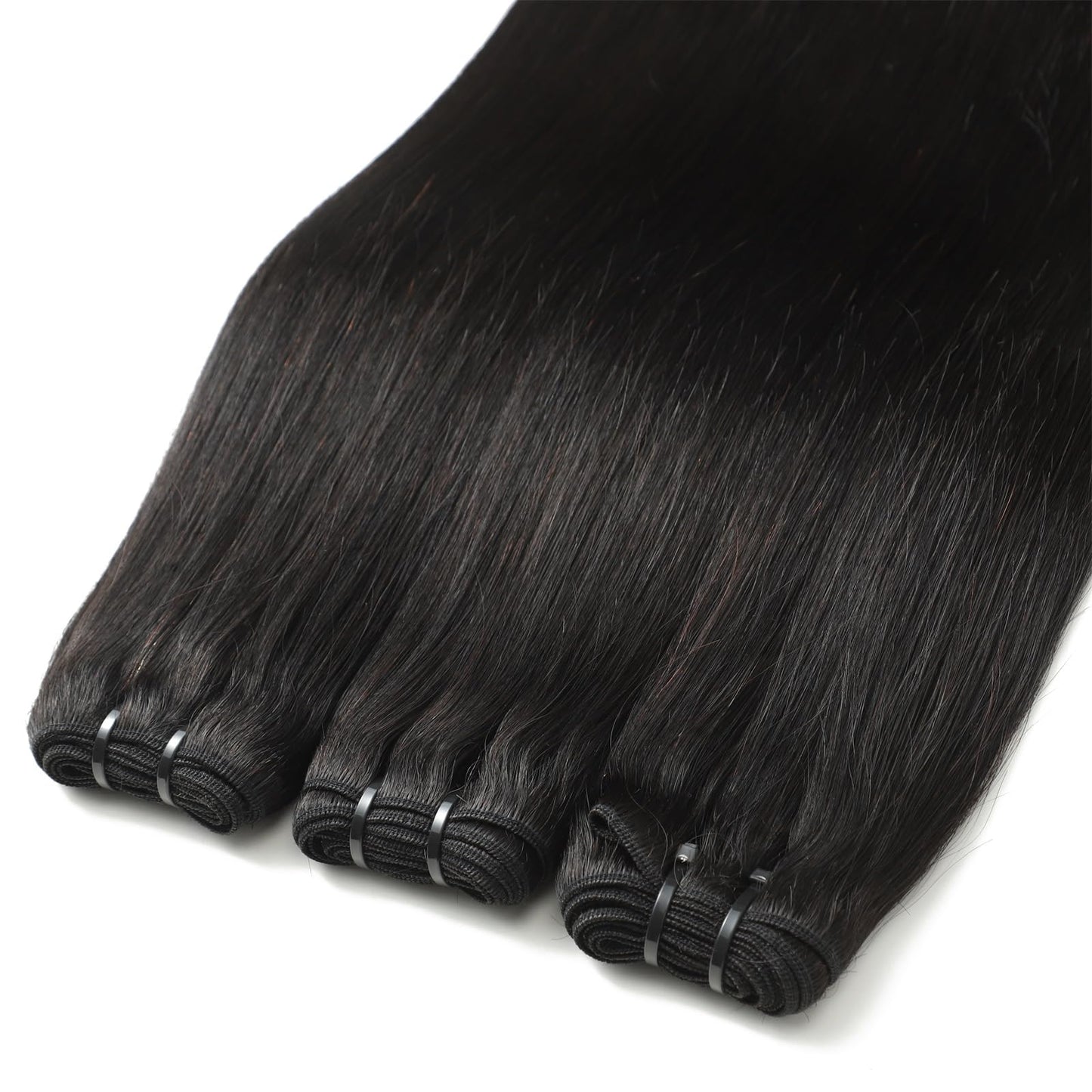 12A Human Hair Bundles 18 20 22 24 Inch 4 Straight Bundles Human Hair 100% Unprocessed Brazilian Remy Virgin Hair Extensions Raw Quick Weave Sew In Glossy Billion Hair Bundles Natural Black