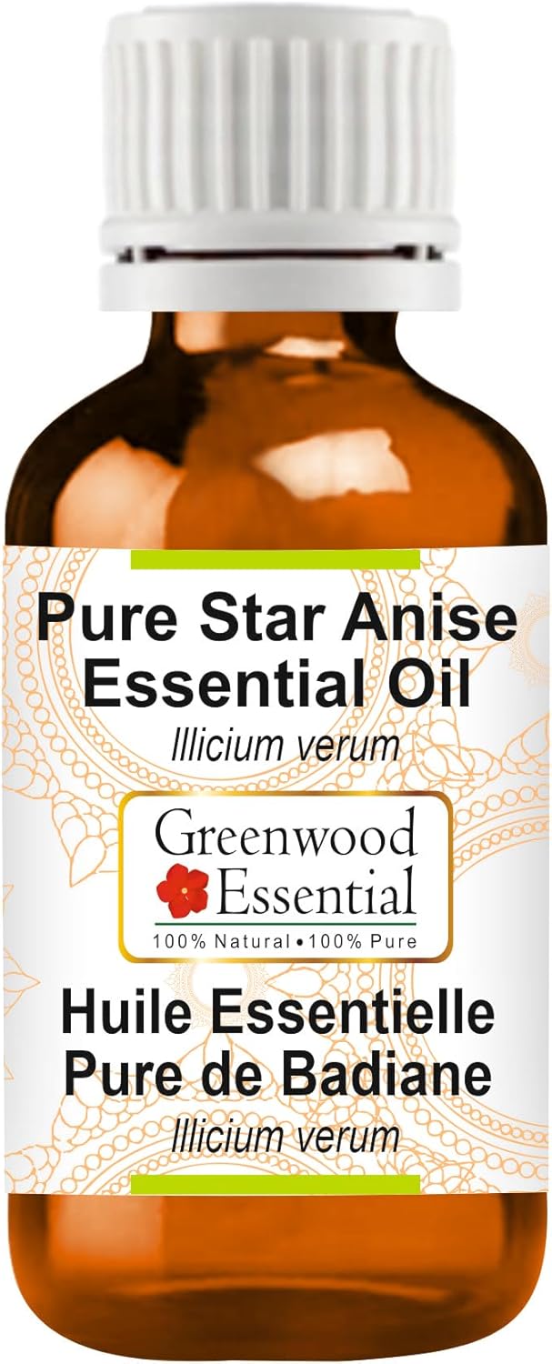 Greenwood Essential Thuja Essential Oil (Thuja occidentalis) with Glass Dropper | Pure | Non-Sticky | Non-Greasy | Lightweight | Men & Women | All Skin Types | Steam Distilled 10ml (0.33 oz)