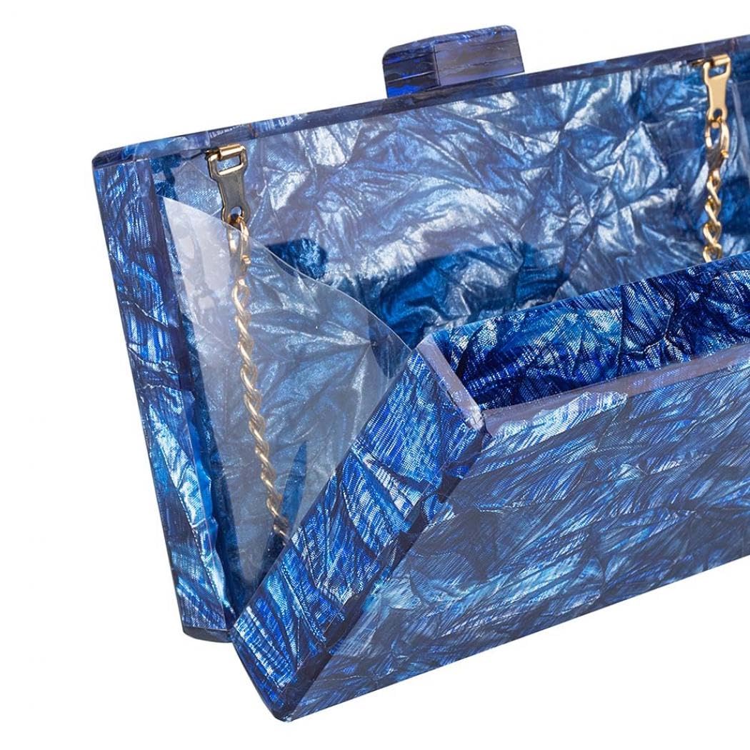 Gets Acrylic Clutch Purses for Women with Marbling Purses and Handbags Elegant Banquet Evening Crossbody Bag