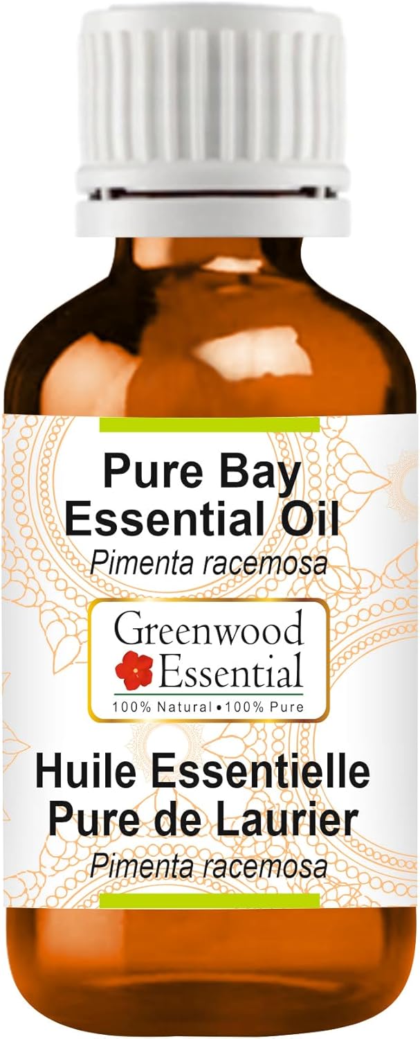 Greenwood Essential Thuja Essential Oil (Thuja occidentalis) with Glass Dropper | Pure | Non-Sticky | Non-Greasy | Lightweight | Men & Women | All Skin Types | Steam Distilled 10ml (0.33 oz)