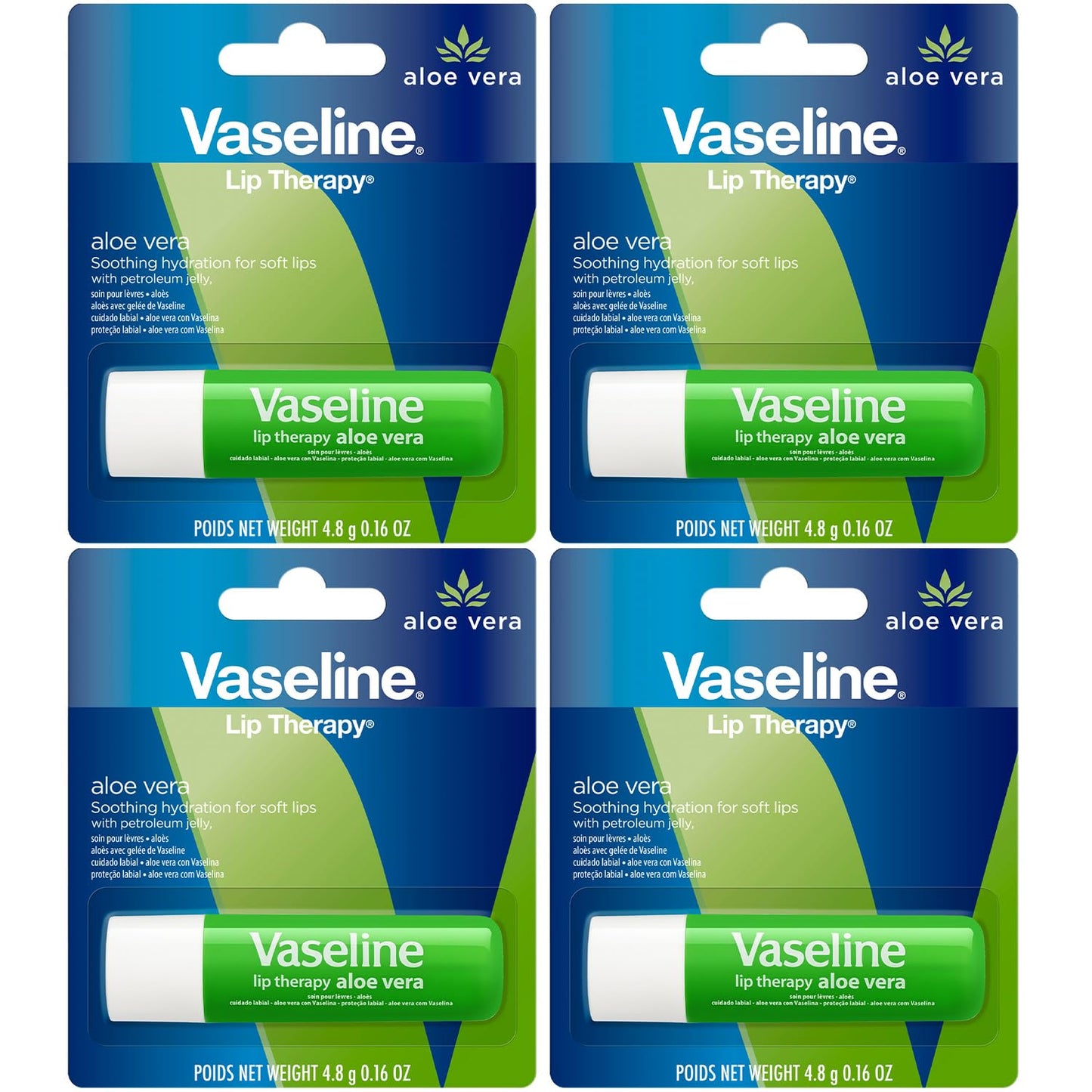 Vaseline Lip Rosy, Fast-Acting Nourishment, Ideal for Chapped, Dry, Cracked, or Damaged Lips, Lip Balm,12 Sticks, 1 Box