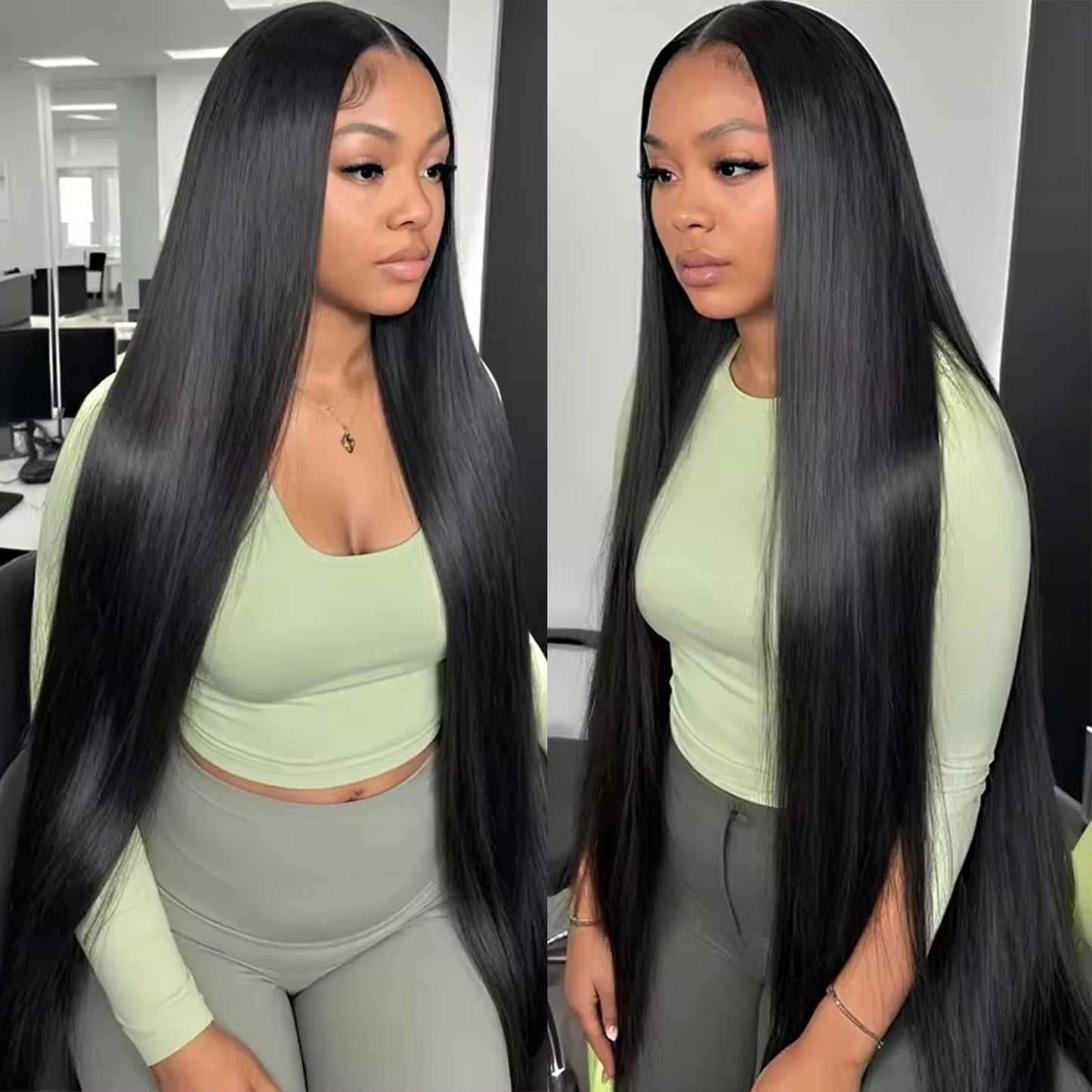 12A Human Hair Bundles 18 20 22 24 Inch 4 Straight Bundles Human Hair 100% Unprocessed Brazilian Remy Virgin Hair Extensions Raw Quick Weave Sew In Glossy Billion Hair Bundles Natural Black