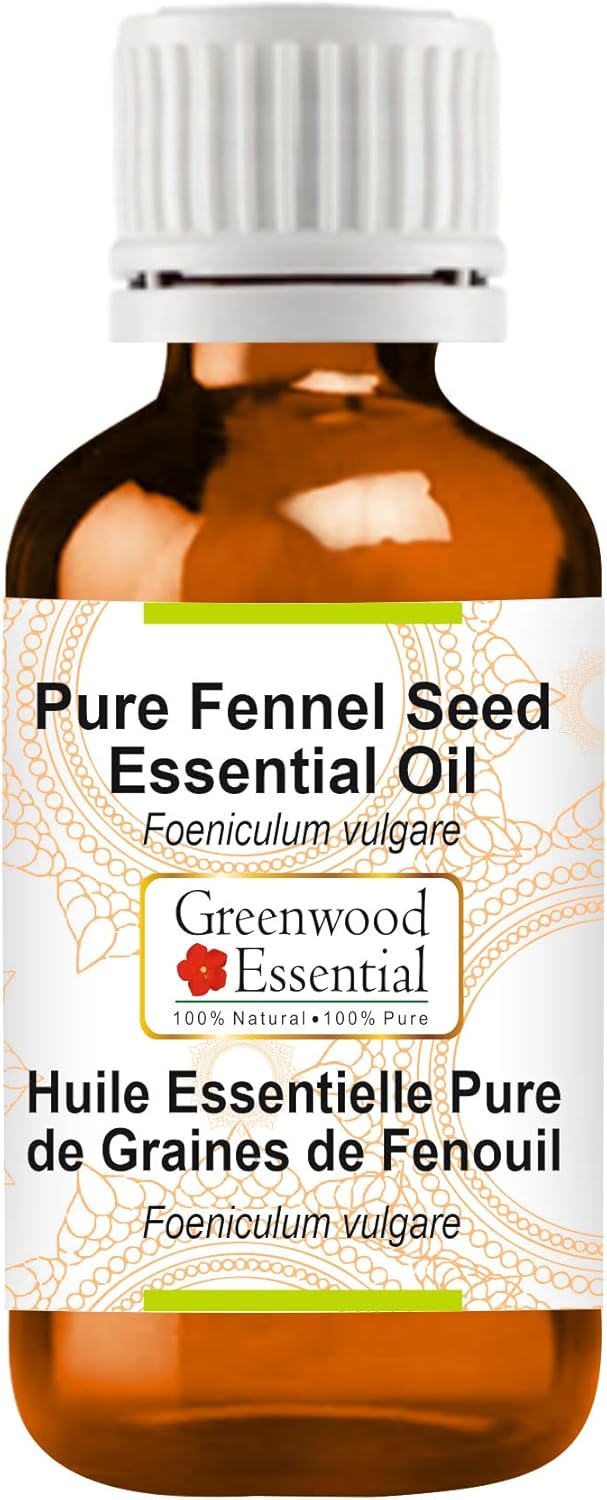 Greenwood Essential Thuja Essential Oil (Thuja occidentalis) with Glass Dropper | Pure | Non-Sticky | Non-Greasy | Lightweight | Men & Women | All Skin Types | Steam Distilled 10ml (0.33 oz)