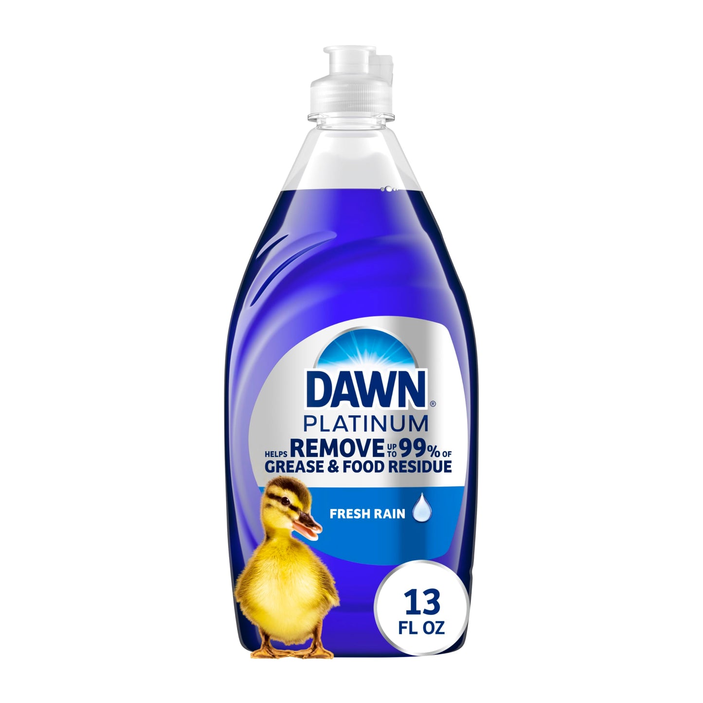 Dawn Platinum Refill Jug Dish Soap, Fresh Rain Scent Liquid Dishwashing Detergent Powerful Dawn Dish Soap for Tough Grease Removal Dishwashing Liquid Value Pack, 51.5 oz (Pack of 2)