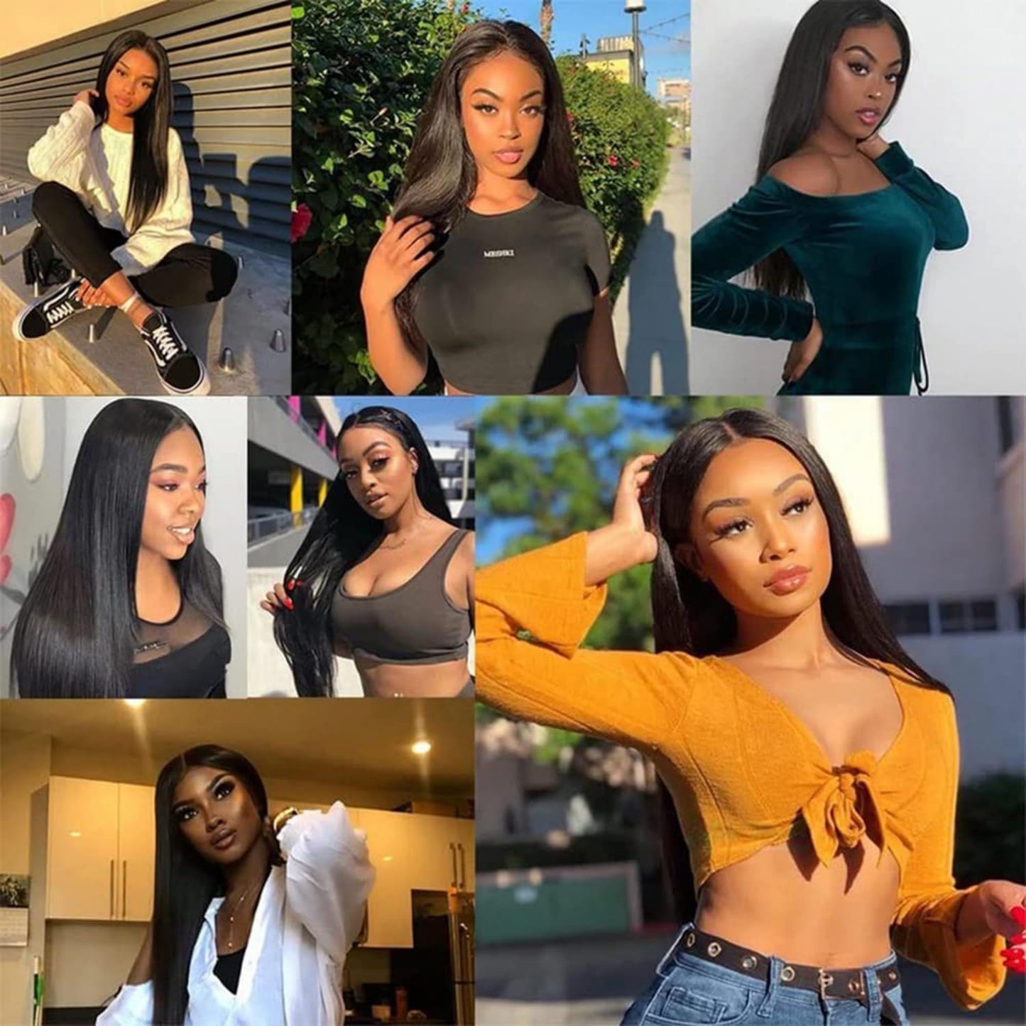 Straight 4 Bundles With Closure Human Hair 18 20 22 24+16 Inch 100% Unprocessed Black Brazilian Hair Extensions Pre Plucked With Baby Hair 4X4 HD Lace Closure