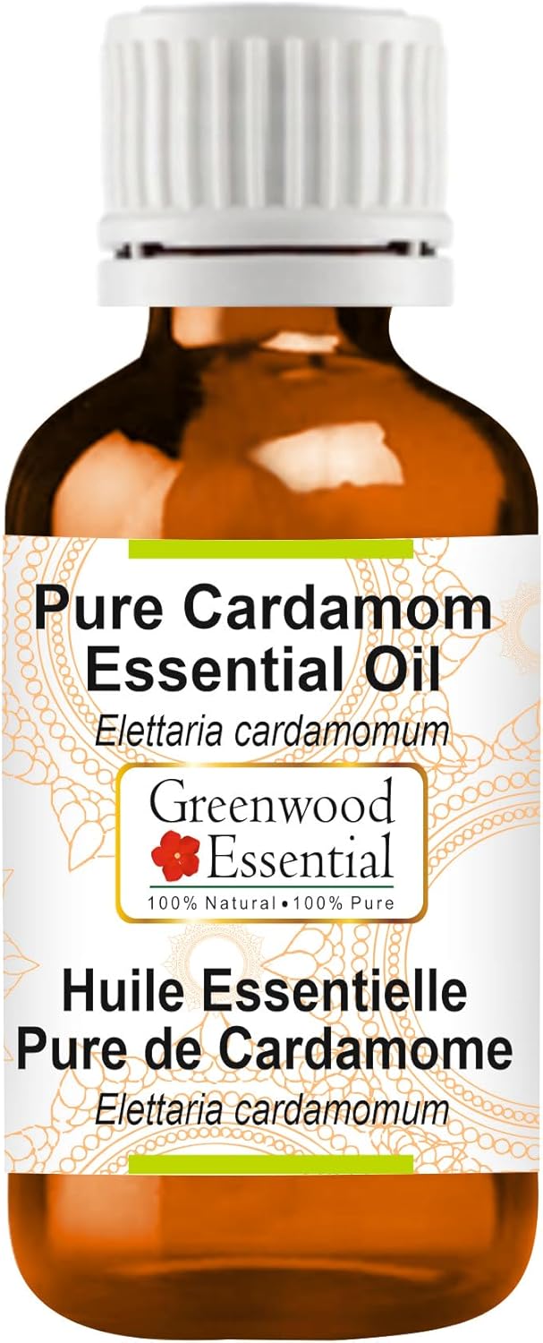 Greenwood Essential Thuja Essential Oil (Thuja occidentalis) with Glass Dropper | Pure | Non-Sticky | Non-Greasy | Lightweight | Men & Women | All Skin Types | Steam Distilled 10ml (0.33 oz)