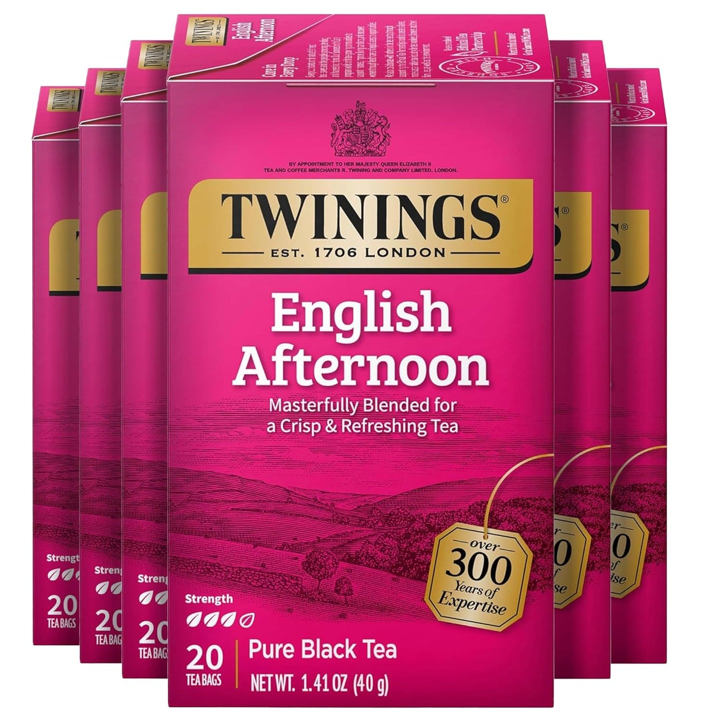 Twinings Pure Green Tea Individually Wrapped Bags, 100 Count (Pack of 1), Smooth & Refreshing, Caffeinated, Enjoy Hot or Iced, 100 Teabags