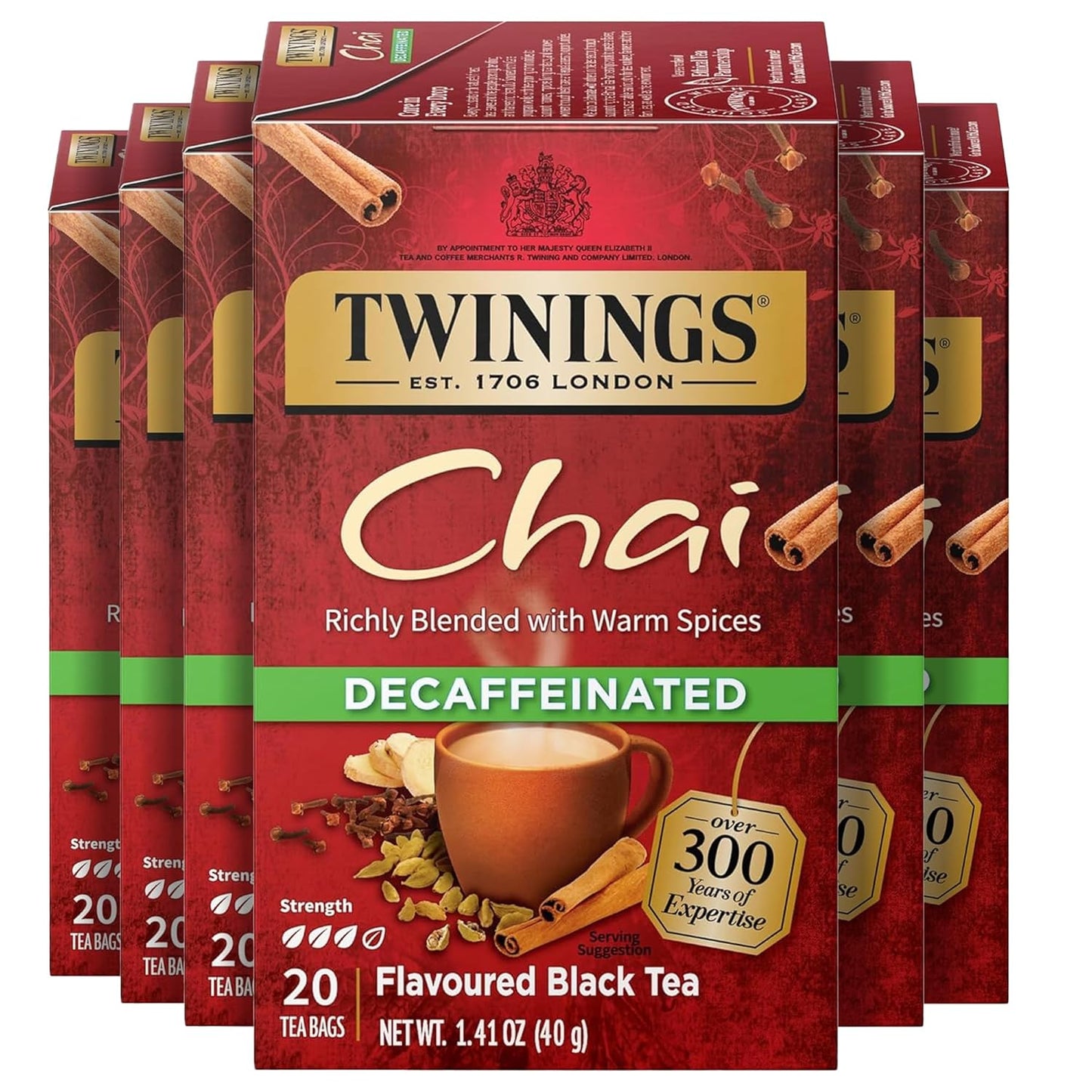 Twinings Pure Green Tea Individually Wrapped Bags, 100 Count (Pack of 1), Smooth & Refreshing, Caffeinated, Enjoy Hot or Iced, 100 Teabags