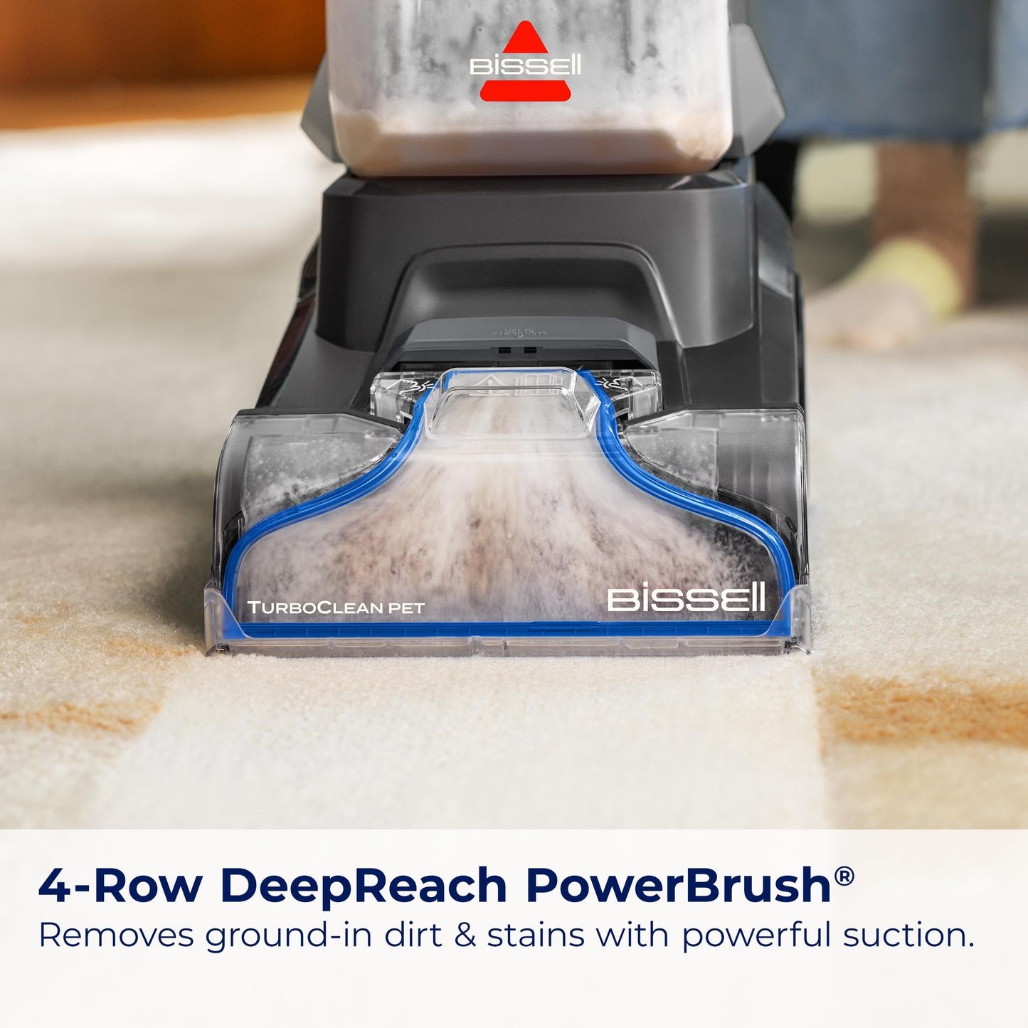 BISSELL TurboClean, Upright Carpet Cleaner, Pro Max Clean & Protect + Oxy Urine Eliminator Formula Included, 3952