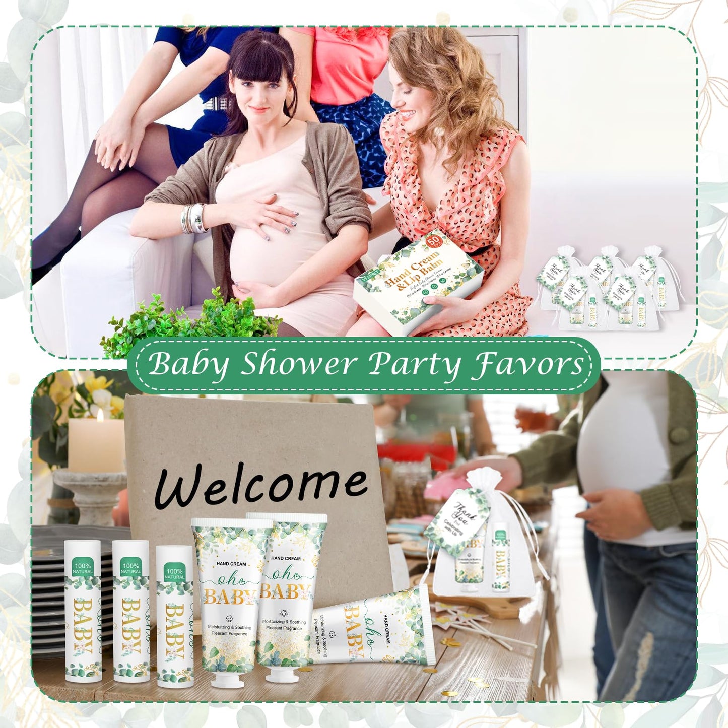 VESPRO 30 Pack Bulk Hand Cream and Bulk Lip Balm Sets, Mothers Day Gifts, Wedding Favors for Guests with Thank You Card and Organza Bags, Birthday Gift, Teacher Appreciation Gifts and Nurse Gift
